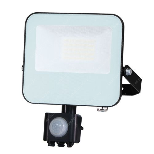 Led reflektor CCT 30W mozgásérzékelős, a színek kézzel átkapcsolhatóak, 2900-4200-6900 kelvin, meleg-közép-hideg fehér, 3300 lumen!