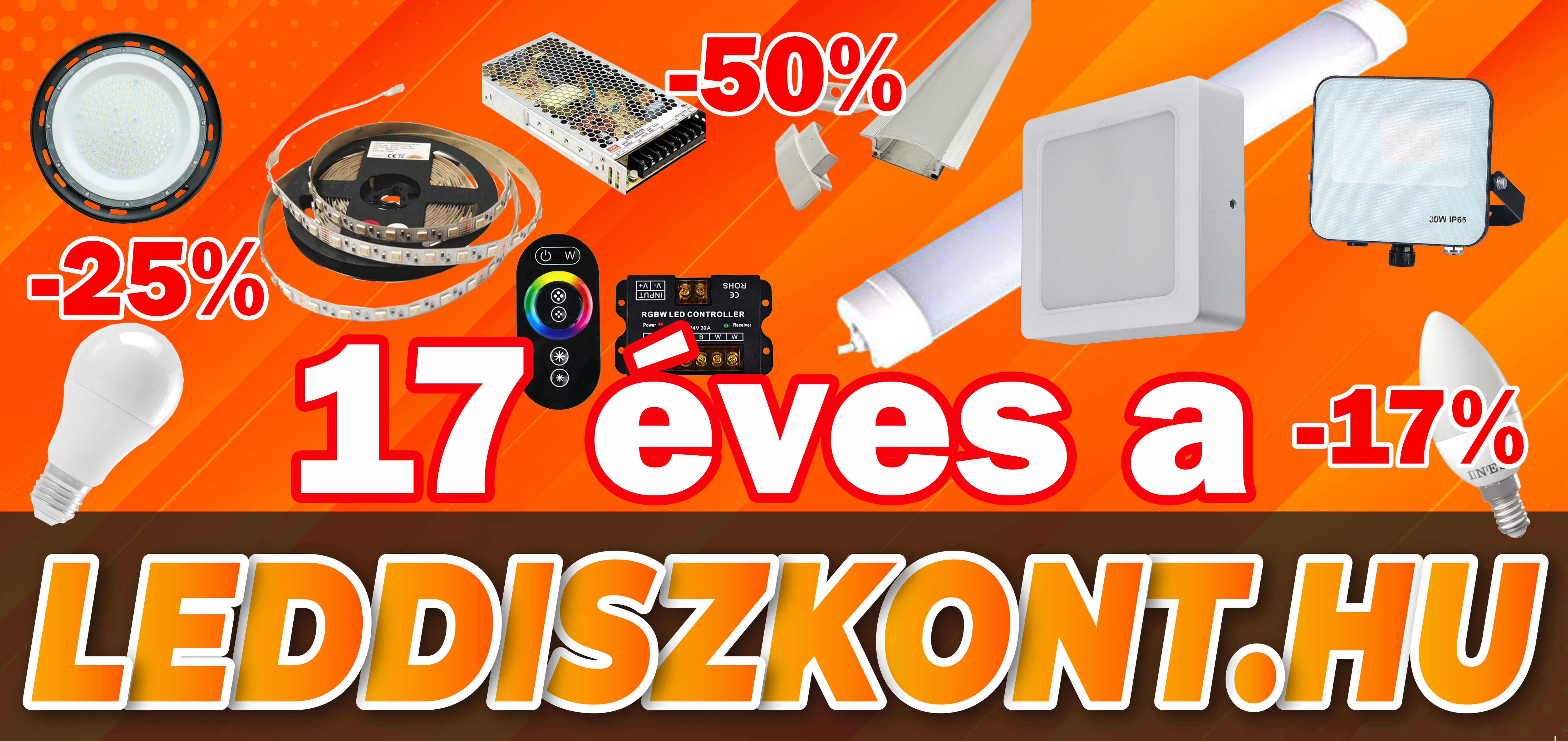 -17% – 17 eves a leddiszkont 20260817