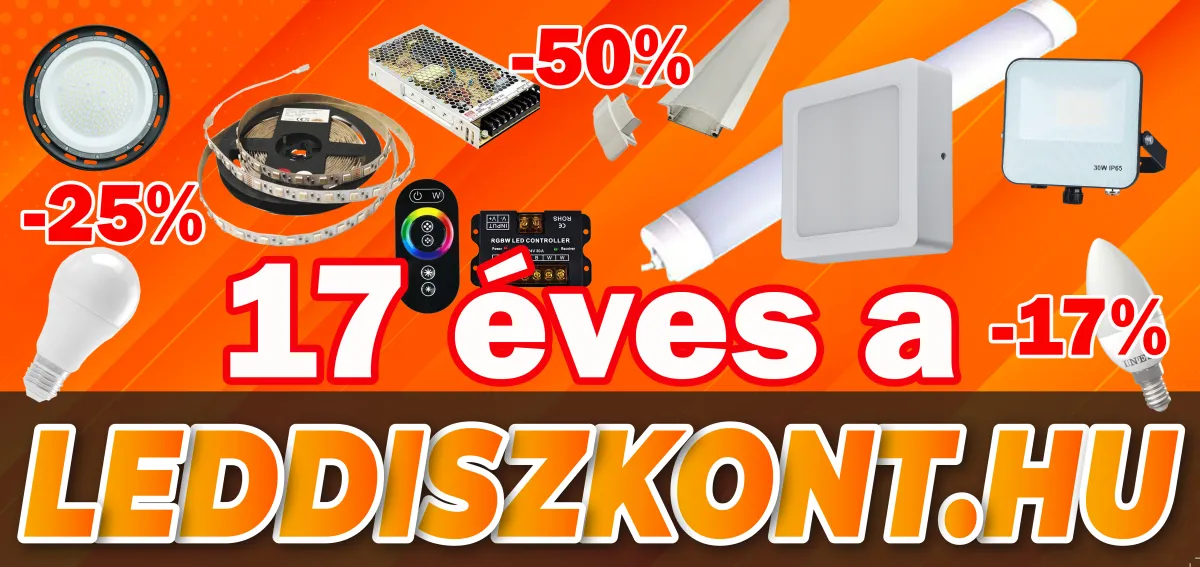 -17% – 17 eves a leddiszkont 20260817