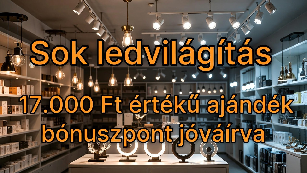17.000 Ft értékű ajándék bónuszpont jóváírva. – 17 000 ft erteku bonuszpont jovairva leddiszkont