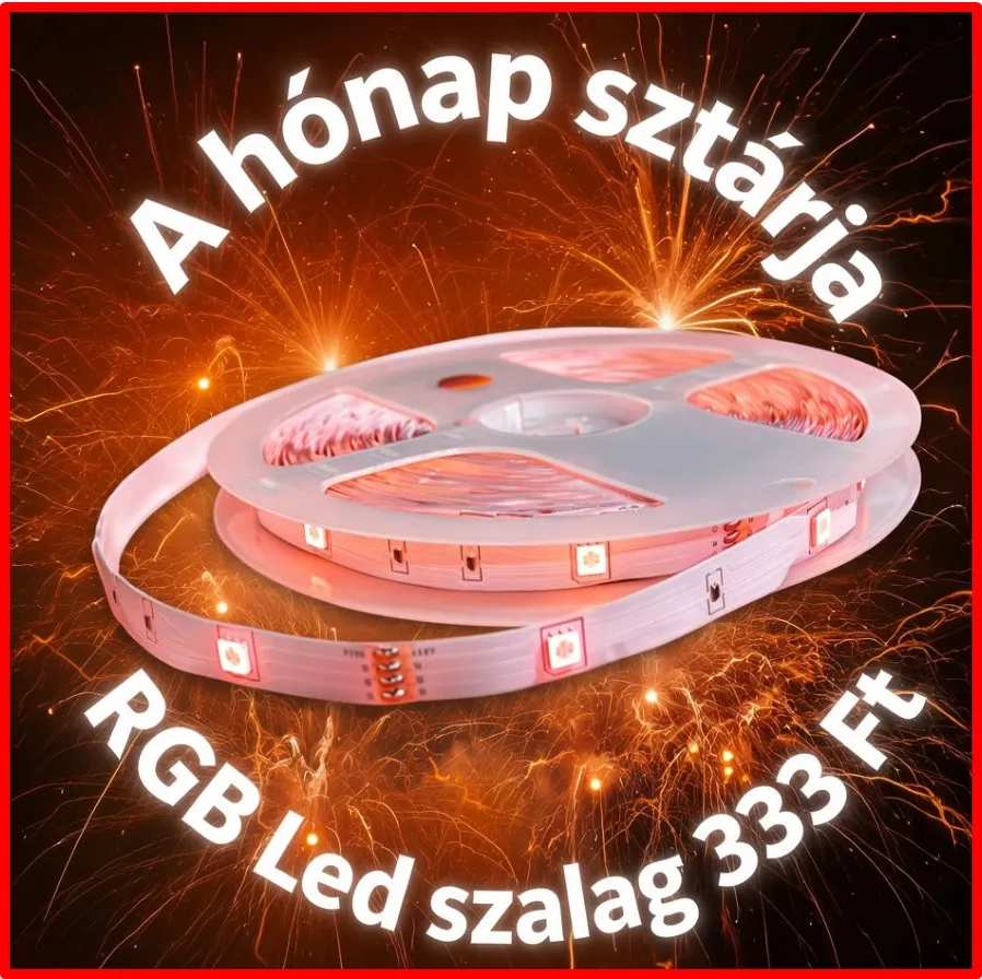 A hónap sztrárjai! – a honap sztarja rgb led szalag leddiszkont