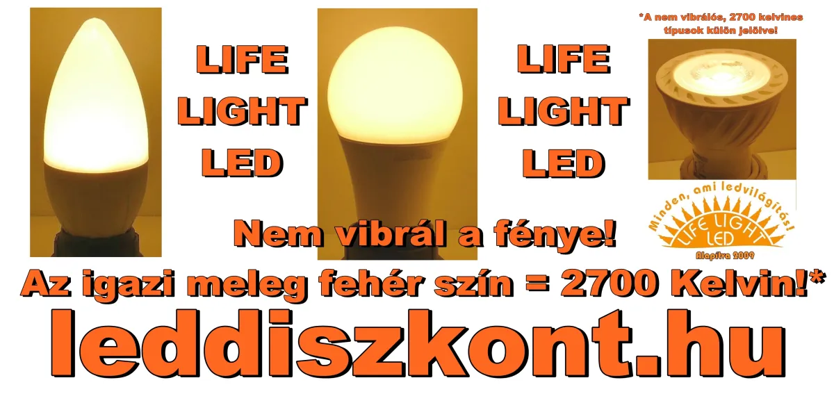 Leddiszkont.hu, minden ami led világítáás – az igazi meleg feher 2015 03 5 w1200