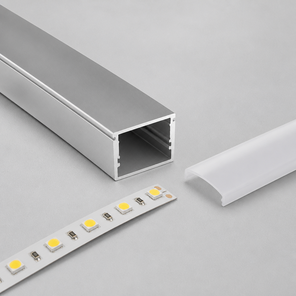 LED profil keresztmetszet