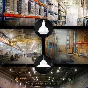 Led csarnokvilágító LLHBL65WE27SWBURAVAL 3 év gar. – 2. kép