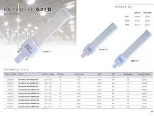 Led G24 LLKF8WG24d60068K2700 2 év gar. – 2. kép