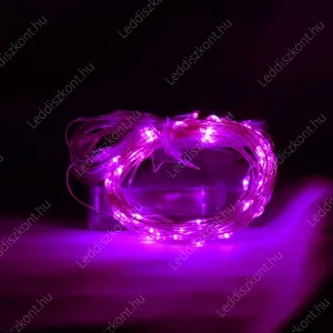 Karácsonyi fényfüzér LLKNANOBAT3XAA50LPINK 2 év gar.