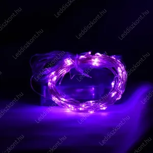Karácsonyi fényfüzér LLKNANOBAT3XAA50LPURPLE 2 év gar.