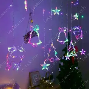Karácsonyi Led függöny LLKNIP44USB8FCUR3S3T3B3DMC 2 év gar.