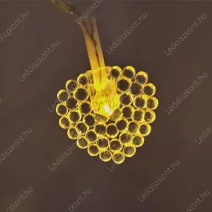Esküvői Led függöny LLKNIP44USB8FCURHEARTWW 2 év gar. – 2. kép