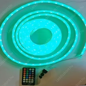 Led Neon Flex LLLNF24VFLAT8X16RGBW5M 1 év gar. – 3. kép