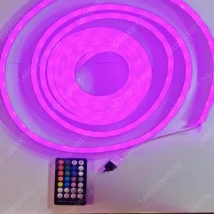 Led Neon Flex LLLNF24VFLAT8X16RGBW5M 1 év gar. – 5. kép