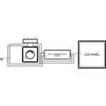 Led panel LLPDIMMERDRIVER53W 3 év gar. – 2. kép
