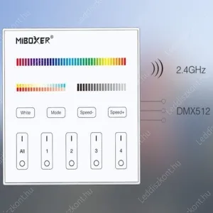 Led vezérlő LLSZVDMX4RFWALLX5 2 év gar.