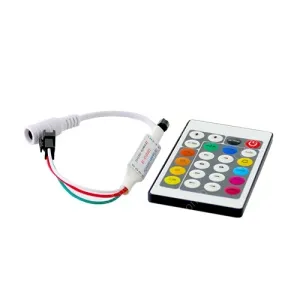 Digitális Led szalag RGB magic futófény vezérlő, infrás, 366 program, akár 100 méter Led szalaghoz! Life Light Led 2 év garancia!