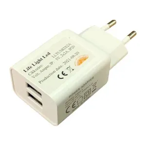 USB töltő LLTUSB2X2A 1 év gar.