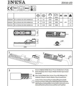 Led utcai lámpa LSL20W60248ZD316K4000 2 év gar. – 3. kép