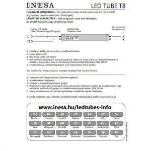 Led fénycső T860CM10W60255K5000 2 év gar. – 5. kép