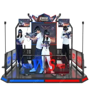 VR Infinite War. Pénzbedobós szimulátor. Végtelen háború 4 személyes taktikai puskás játék, 4K szemüveggel. 6db, 8-15 perces játékkal.