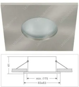 Led spot lámpatest LLKERETIP65KOCMKR 2 év gar.