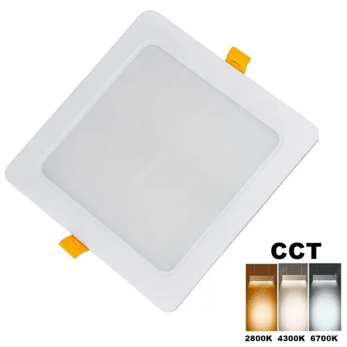 Led panel CCT, 5W, 490 lumen, 2800-4300-6700 kelvin, meleg-közép-hideg fehér, négyzet. Nem vibrál a fénye! Life Light Led 3 év garancia! Led panel LLP5WSQCCT 3 év gar.