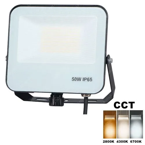 Led reflektor CCT, 50W, a színek kézzel átkapcsolhatóak, 2900-4200-6900 kelvin, meleg-közép-hideg fehér, 4600-5000 lumen! Life Light Led 3 év garancia! Led reflektor LLR50WSMDWCCT 2 év gar.