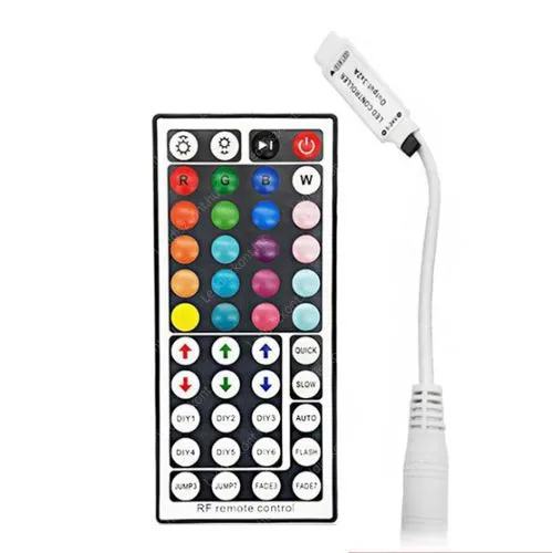 Led szalag vezérlő RGB 72W, infrás 44 gombos, RGB. Life Light Led 2 év garancia! Led vezérlő LLCIR3X2A72W44KRGB 2 év gar.