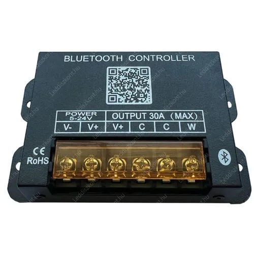 Led szalag CCT vezérlő, 3*10A, 360A, Bluetooth. Egy vagy kétszínű Led szalaghoz! Life Light Led 2 év garancia! Led vezérlő LLCMUBL3X10A360WCCT 2 év gar.