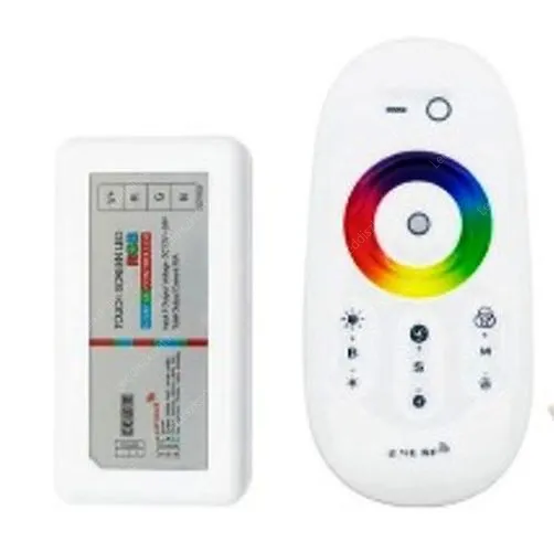 RGB led szalag vezérlő, 216W, rádiós, érintős, egyedi kódos Life Light Led Led vezérlő LLCRF3X6A216WTORGBCOD 2 év gar.