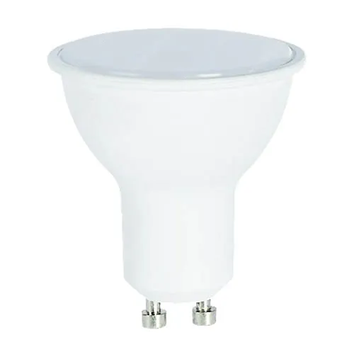 Led fényerő szabályozható spot égő, GU10 7W, 620 lumen, 4000K, közép fehér, tejüveg. Life Light Led 3 év garancia! Led spot LLGU10DAP7WSWTEJ 3 év gar.