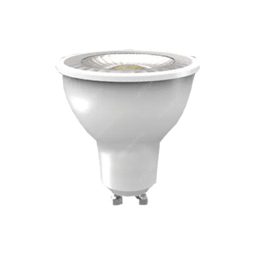 Inesa Led GU10 7W led, 580 Lumen, 38°, fényerőszabályozható spot égő, 6500 kelvin, hideg fehér. Led Power LLGU10DCOBAP7W60484K6500 2 év gar.