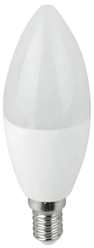 Fényerő szabályozható, dimmelhető Led gyertya égő 7W, 500 lumen, E14, 60W izzó helyett. 4000 kelvin, közép fehér. Led gyertya égő LLGY7WDE14SW 3 év gar.