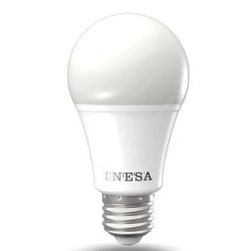 Inesa Led E27 12W, 1100 lumen, 100W izzó helyett, hideg fehér. Led körte LLK12W60034E27CW 2 év gar.