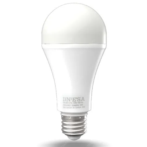 Inesa Led körte égő 16W, 120W izzó helyett. 1420 Lumen, E27, 67 mm fejátmérő, 2700K, az igazi meleg fény! Nem vibrál a fénye! Led körte LLK16WE2760035K2700 2 év gar.