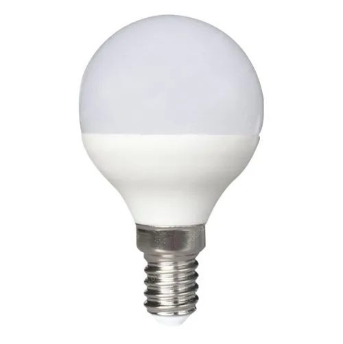 Led körte égő 5W, 600 Lumen, 6000K, hideg fehér, 45mm, E14 foglalat. Nem vibrál a fénye! Life Light Led 3 év garancia! Led körte LLK5W45MME14CW 3 év gar.