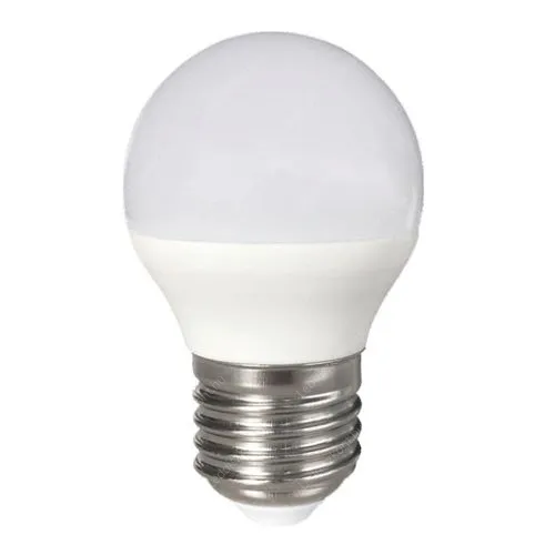 Led körte égő 5W, 600 Lumen, 50W izzó helyett. 4000K közép fehér, 45mm, E27 foglalat. Nem vibrál a fénye! Life Light Led 3 év garancia! Led körte LLK5W45MME27SW 3 év gar.
