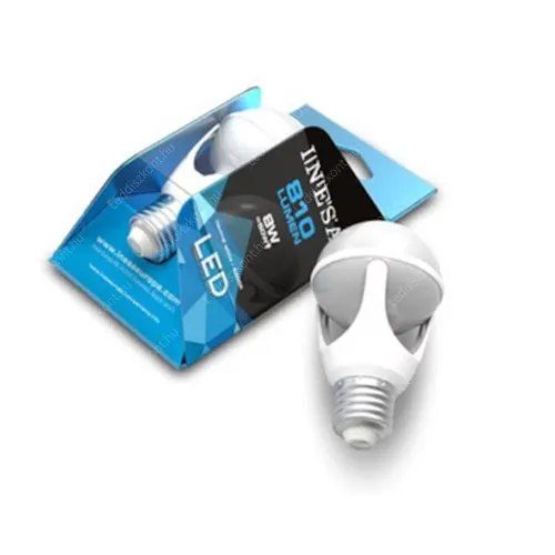 Led körte égő 8W, 810 Lumen, 80W izzó helyett, 4000K, közép fény, E27 foglalat. Led körte LLK8W60383E27SW 2 év gar.