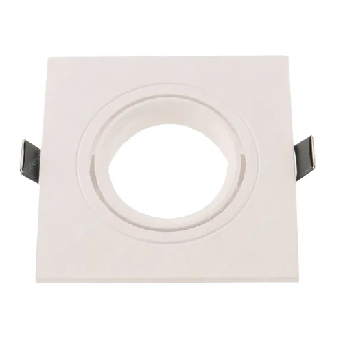 Beépíthető spot lámpatest billenős, négyzet, fehér, faerezetes, hátulról tölthető! Life Light led 1 év garancia! Led spot lámpatest LLKERETMHTKOCKAW 1 év gar.