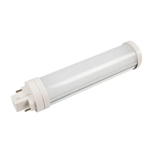 Inesa G24d2 Led, 10W, 1000 lumen, 2700 kelvin, meleg fehér, a 23-26W kompakt fénycső helyett, fele fogyasztás, koncentrált fény, csak lefelé világít! Nem vibrál a fénye! Led G24 LLKF10WG24d260407K2700 2 év gar.