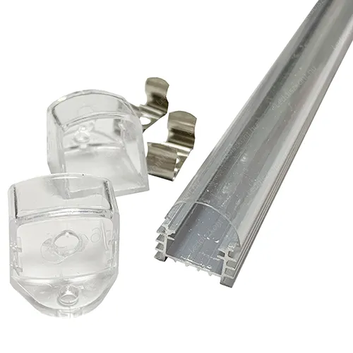 Alusín Led profil szett, íves búra, extra hűtéssel! 8-12 mm Led szalaghoz. 2 m sín+átlátszó búra+4 db rögzítő+2 db vég. Life Light Led Alusín szett LLLSZASIN2MECATSZETT 1 év gar.