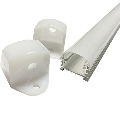 Alusín Led profil szett, 2 méter, íves búra, extra hűtéssel! 8-12 mm Led szalaghoz. 2 m sín + tej búra + 4 db rögzítő +2 db vég. LIFE LIGHT LED Alumínium Led profil szett LLLSZASIN2MECTEJSZETT