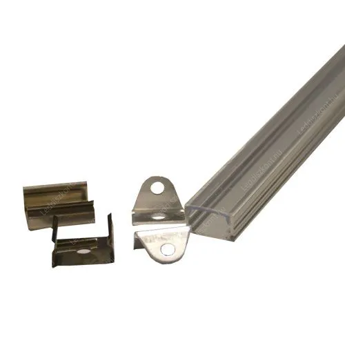 Alumínium Led profil sín, 1M alusín szett, keskeny, 8-10 mm-es Led szalaghoz, 1M sín+ 1M átlátszó takaró + 2 db rögzítő+ 2 db végzáró. Life Light Led Alusín szett 1 méter LLLSZASIN1MKESATSZETT 1 év gar.