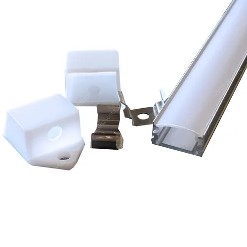 Alumínium Led profil sín, 1M alusín szett, keskeny, 8-10 mm-es Led szalaghoz, 1M sín+ 1M tej takaró + 2 db rögzítő+ 2 db végzáró. Life Light Led Alusín szett 1 méter LLLSZASIN1MKESTEJSZETT 1 év gar.