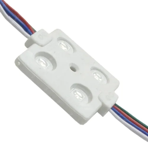 Led modul 1,2W, 12V, RGB. IP65, vízálló! 10/20db felett -10/-20%! Life Light Led 2 év garancia! Led modul LLM4LKRGB 2 év gar.