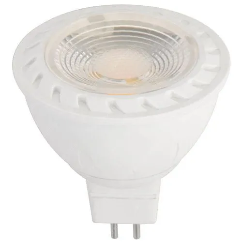 Led MR16, 12V, COB spot égő, 7W led, 700 Lumen, 38°, 4000K, közép fehér. Nem vibrál a fénye! Life Light Led 3 év garancia! Led spot LLMR16NF12V38A7WKSW 3 év gar.