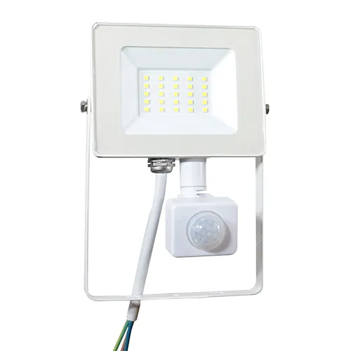 Led reflektor 20W, 2200 lumen, mozgásérzékelővel, IP65, vízálló. 3000 kelvin, meleg fehér. Life Light Led 2 év garancia! Led reflektor LLR20WMOZSMDW3000K 2 év gar.