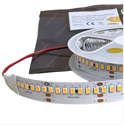 Led szalag 196 Led/m, 21W, 2400 lumen extra fényerõ, meleg fehér fény, 15mm. Life Light Led 2 év garancia! Led szalag LLSZ24V196L15MMWWEAK 2 év gar.