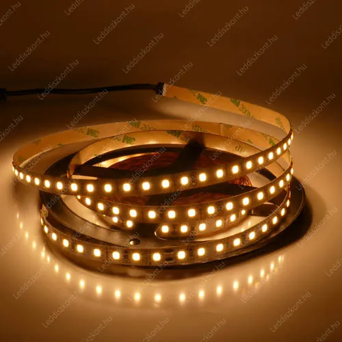 Led szalag 120led/m, 2835 chip, 1080 Lumen, 2700K, meleg fehér. Life Light Led 2 év garancia! Led szalag LLSZ2835120L2EV2700KE 2 év gar.