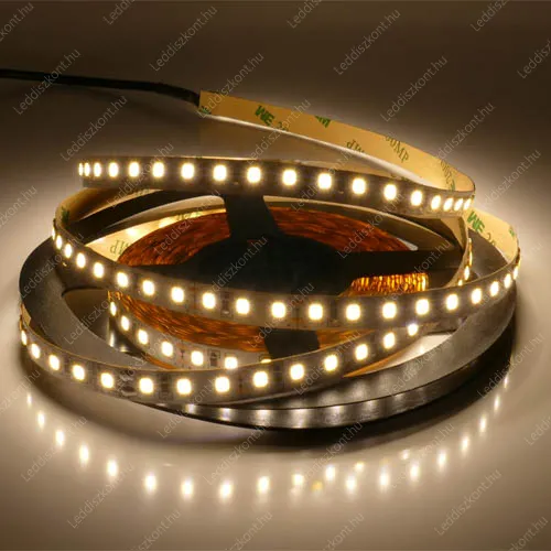 Led szalag 120led/m, 2835 chip, 1050 Lumen, közép fehér, fehér nyák. Life Light Led 2 év garancia! Led szalag LLSZ2835120L2EVSWE 2 év gar.
