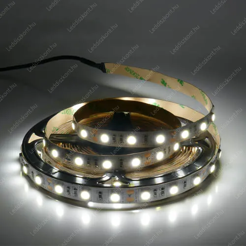 Extra erős Led szalag 60 led/m, 5050 chip, 1360 Lumen, hideg fehér. Life Light Led 2 év garancia! Led szalag LLSZ505060L2EVCWE 2 év gar.