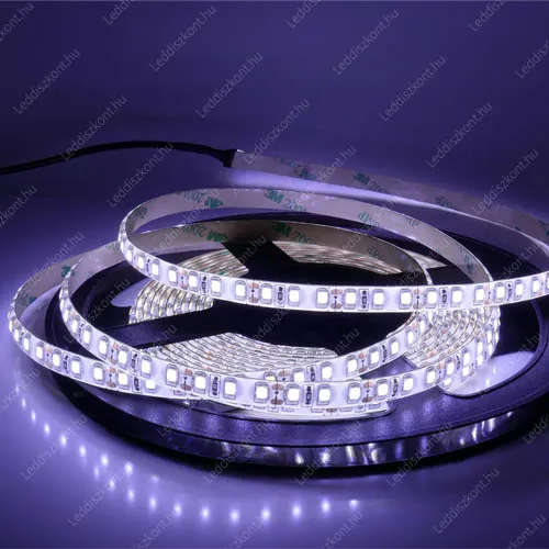 Led szalag IP65 vízálló, 120 led/m, 2835chip, 880 Lumen, hideg fehér. Life Light Led 2 év garancia! Led szalag LLSZIP652835120L2EVCWE 2 év gar.